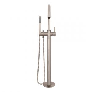 Round Freestanding Bath Spout and Hand Shower MB09-CH Champagne