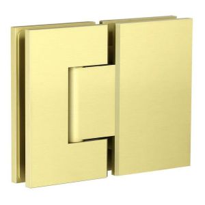 Glass to Glass Shower Door Hinge, Tiger Bronze