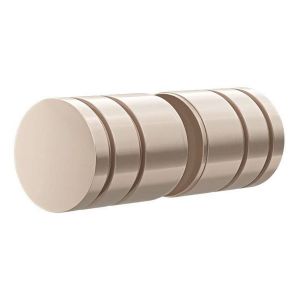 Shower Door Round Handle, Champagne