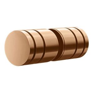 Shower Door Round Handle, Lustre Bronze