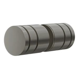 Shower Door Round Handle, Shadow Gunmetal