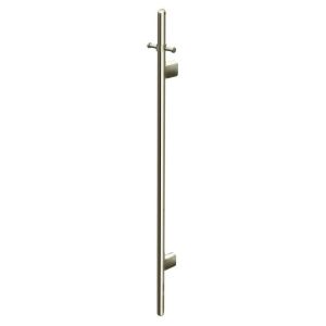 Heated Vertical Towel Rail - Pvd Brushed Nickel