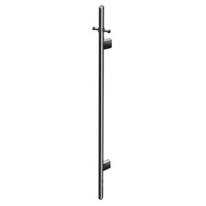 Heated Vertical Towel Rail - Shadow Gunmetal