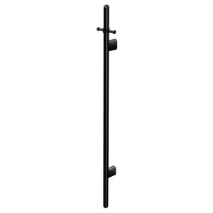 Heated Vertical Towel Rail - Matte Black