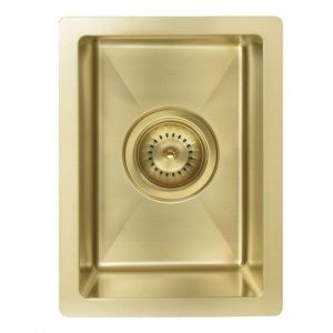 Bar Sink - Single Bowl 382 x 272 Brushed Bronze Gold