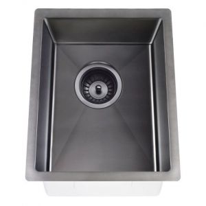 Kitchen Sink - Single Bowl 380 x 440 Gunmetal