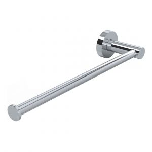 Round Guest Towel Rail Chrome