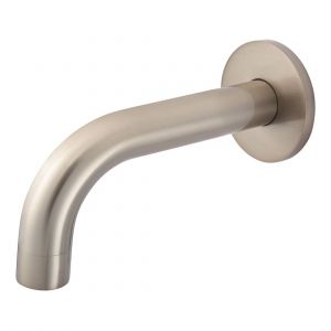 Round Curved Spout 130mm Champagne