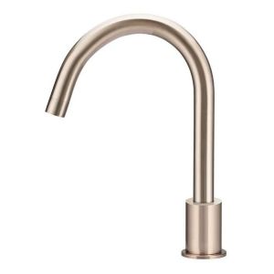 Round Deck Mounted Spout, Champagne