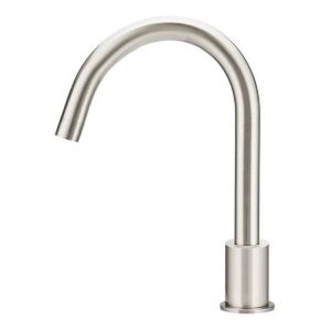 Round Deck Mounted Spout, Brushed Nickel