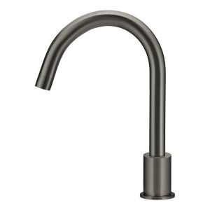 Round Deck Mounted Spout, Shadow Gunmetal