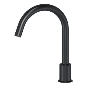 Round Deck Mounted Spout, Matte Black