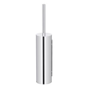 Round Toilet Brush & Holder, Chrome