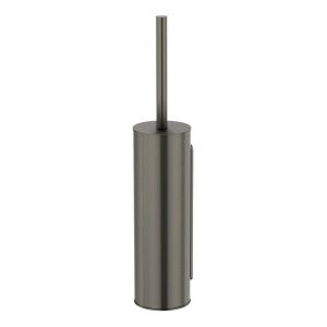 Round Toilet Brush & Holder , Shadow Gunmetal