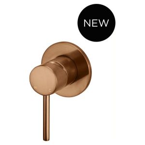 Round Wall Mixer Trim Kit (In-Wall Body Not Included) - PVD Lustre Bronze