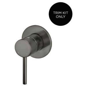 Round Wall Mixer Trim Kit (In-Wall Body Not Included) - Shadow Gunmetal
