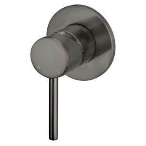 Round Wall Mixer Trim Kit (In-Wall Body Not Included) - Shadow Gunmetal