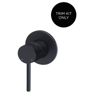 Round Wall Mixer Trim Kit (In-Wall Body Not Included) - Matte Black