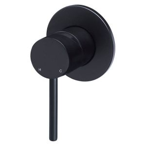 Round Wall Mixer Trim Kit (In-Wall Body Not Included) - Matte Black