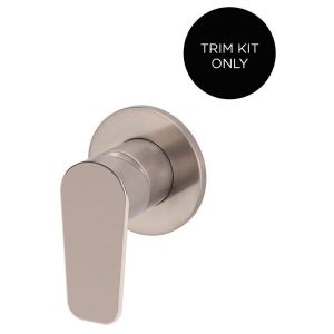 Round Wall Mixer Paddle Handle Trim Kit (In-Wall Body Not Included) - Champagne