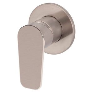 Round Wall Mixer Paddle Handle Trim Kit (In-Wall Body Not Included) - Champagne