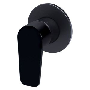 Round Wall Mixer Paddle Handle Trim Kit (In-Wall Body Not Included) - Matte Black