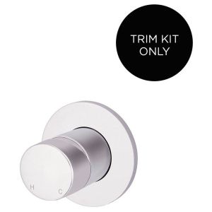 Round Wall Mixer Pinless Handle Trim Kit (In-Wall Body Not Included) - Polished Chrome