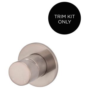 Round Wall Mixer Pinless Handle Trim Kit (In-Wall Body Not Included) - Champagne