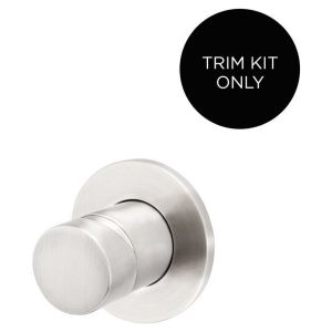 Round Wall Mixer Pinless Handle Trim Kit (In-Wall Body Not Included) - PVD Brushed Nickel