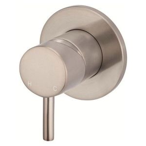 Round Wall Mixer Short Pin–Lever Trim Kit (In-Wall Body Not Included) - Champagne