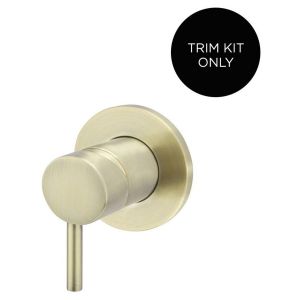 Round Wall Mixer Short Pin–Lever Trim Kit (In-Wall Body Not Included) - PVD Tiger Bronze