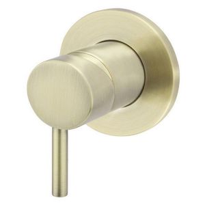 Round Wall Mixer Short Pin–Lever Trim Kit (In-Wall Body Not Included) - PVD Tiger Bronze