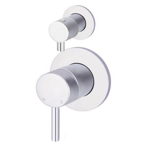 Round Diverter Mixer Trim Kit (In-Wall Body Not Included) - Polished Chrome