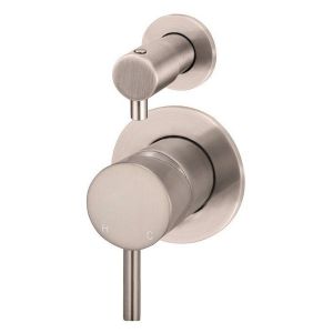 Round Diverter Mixer Trim Kit (In-Wall Body Not Included) - Champagne