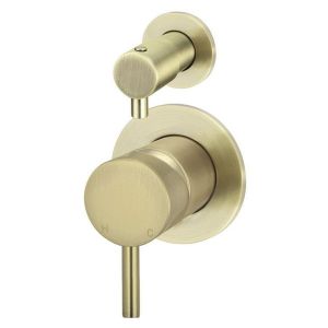 Round Diverter Mixer Trim Kit (In-Wall Body Not Included) - PVD Tiger Bronze