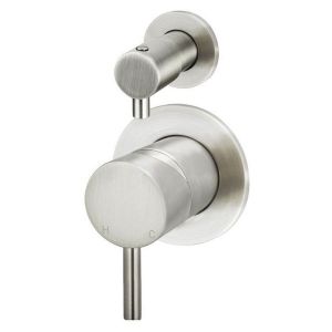 Round Diverter Mixer Trim Kit (In-Wall Body Not Included) - PVD Brushed Nickel