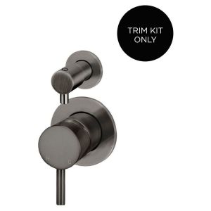 Round Diverter Mixer Trim Kit (In-Wall Body Not Included) - Shadow Gunmetal