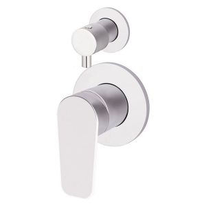 Round Diverter Mixer Paddle Trim Kit (In-Wall Body Not Included) - Polished Chrome