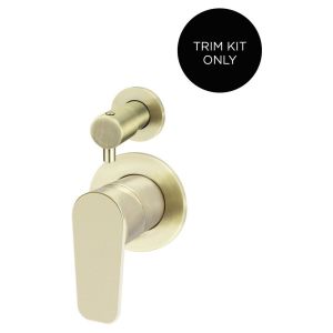 Round Diverter Mixer Paddle Handle Trim Kit (In-Wall Body Not Included) - PVD Tiger Bronze