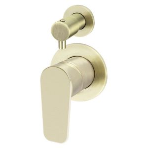 Round Diverter Mixer Paddle Handle Trim Kit (In-Wall Body Not Included) - PVD Tiger Bronze