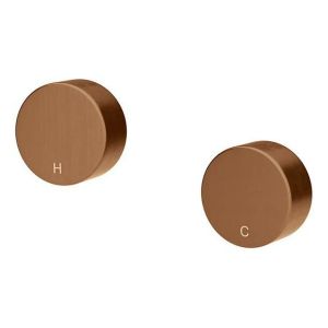 Circular Wall Taps , Lustre Bronze