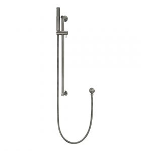 Round Hand Shower on Rail Column MZ0402-R-PVDGM Shadow