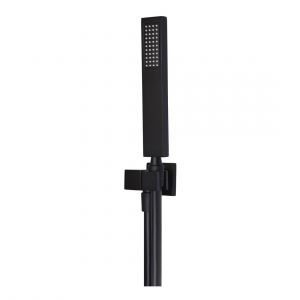 Square Hand Shower on Swivel Bracket Matte Black