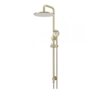 Round Combination Shower Rail 300mm Rose, Three Function Hand Shower Tiger Bronze