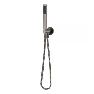 Round Hand Shower on Fixed Bracket MZ08-R-PVDGM Shadow