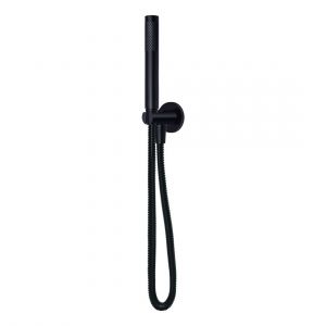 Round Hand Shower on Fixed Bracket MZ08-R Matte Black