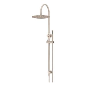 300mm Round Overhead Shower Set, Single Function Hand Shower, Champagne