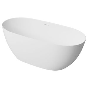 Narva 160 X 74 Magnacast Free Standing Bath - Matte White