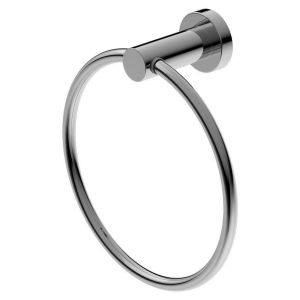 Mecca Hand Towel Ring - Chrome