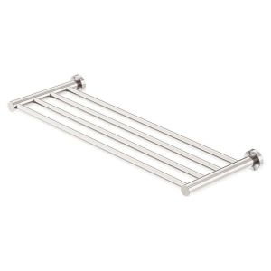 Mecca Towel Rack - Brushed Nickel